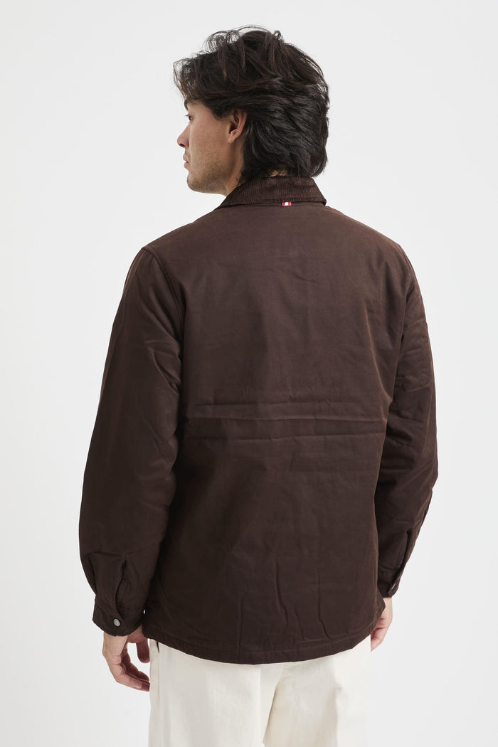 Giacca dark brown uomo bex00318h - 8