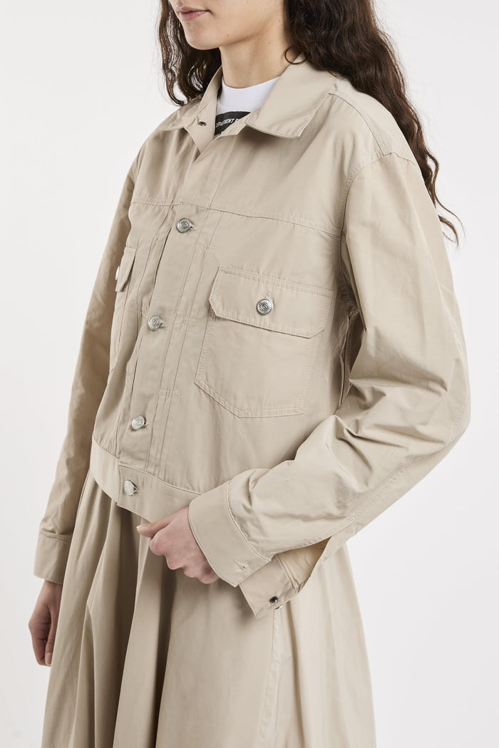 Giacchetto beige donna dc5252tf0003052 - 2