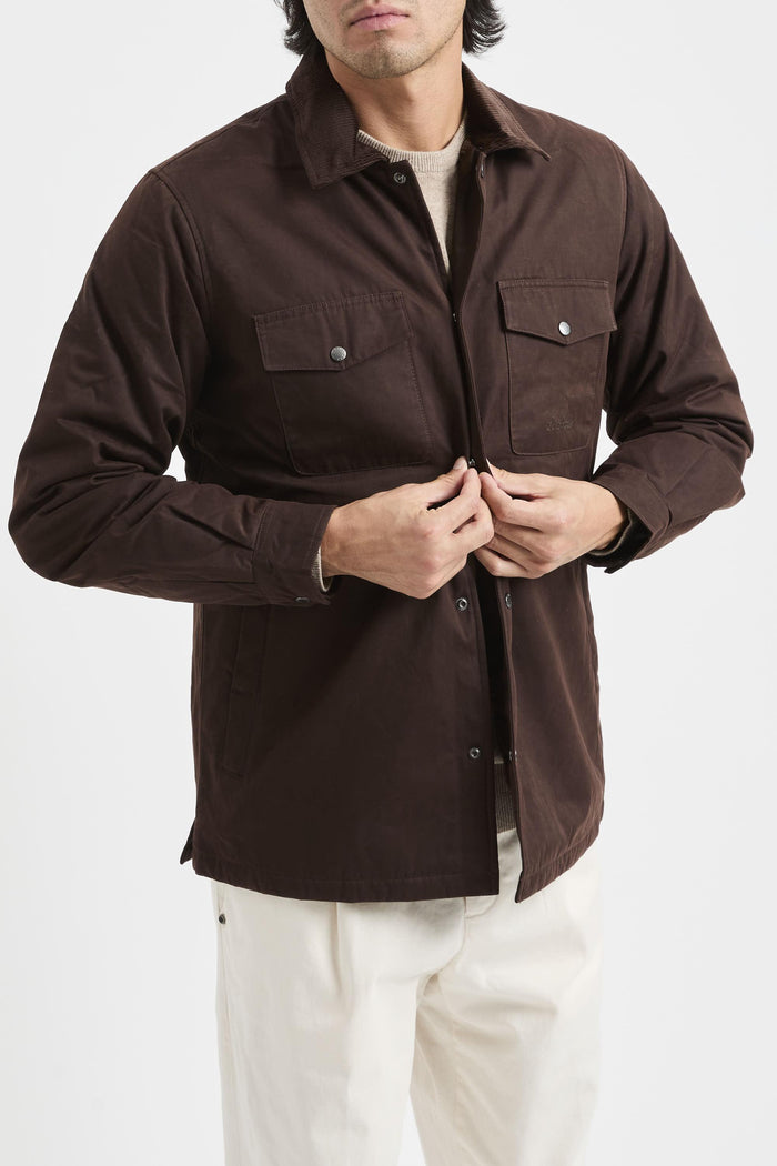 Giacca dark brown uomo bex00318h - 3