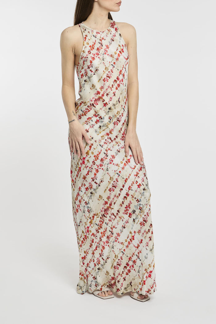 Abito fiore rosso donna s22flw45 - 2