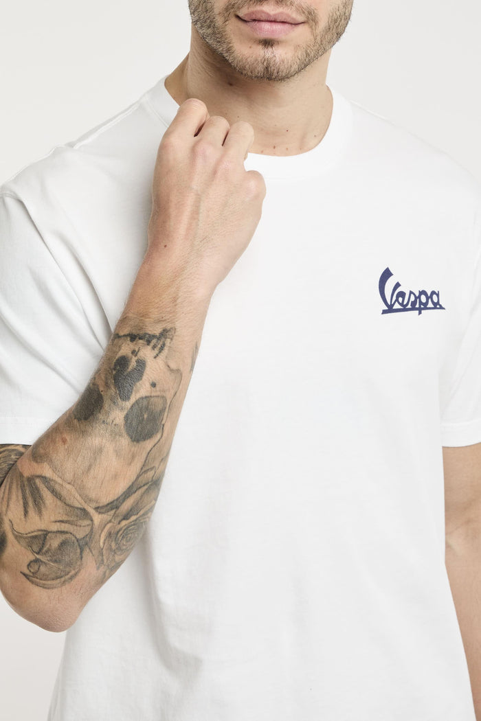 T-shirt bianca uomo 02642h01n - 5