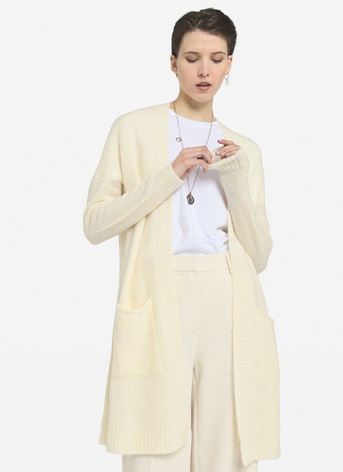 Cardigan  donna eg5550vaniglia - 3