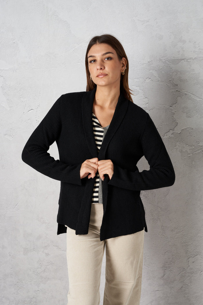 Cardigan in misto cashmere