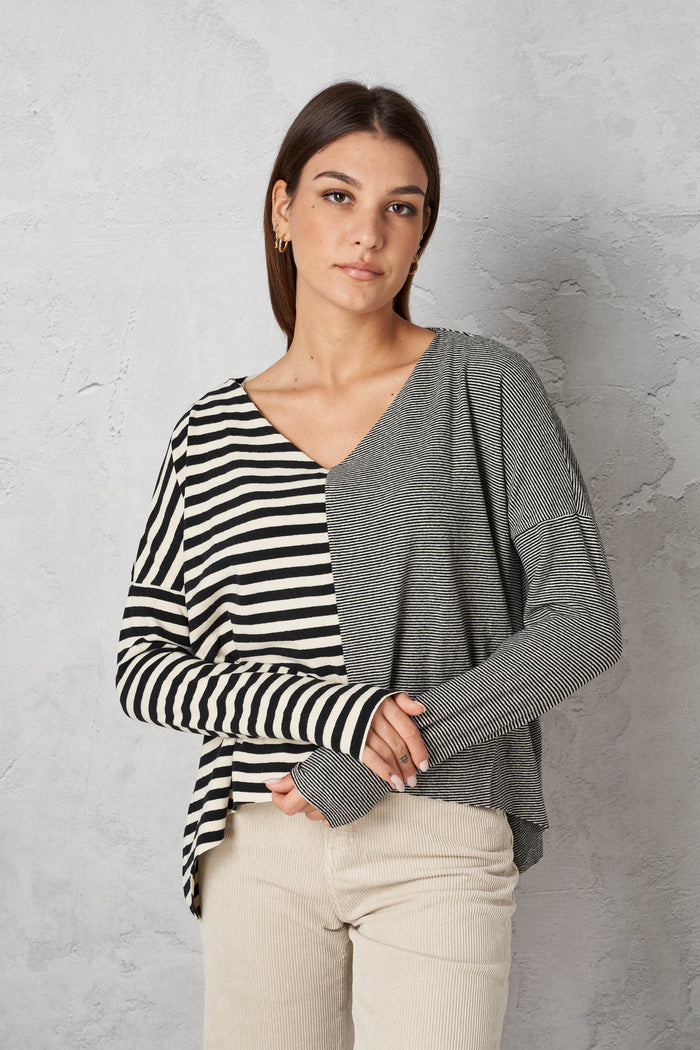 Blusa scollo a V