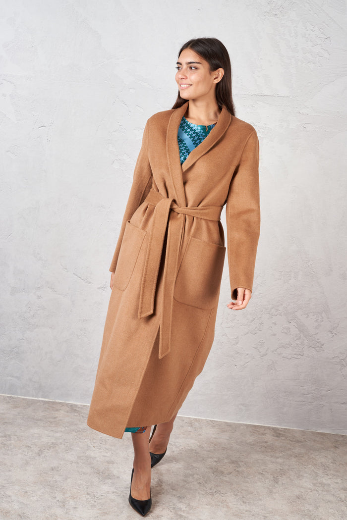 Wool blend coat