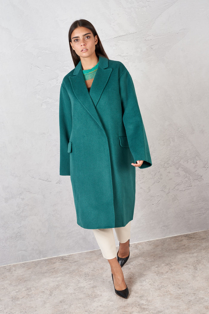 Wool blend coat