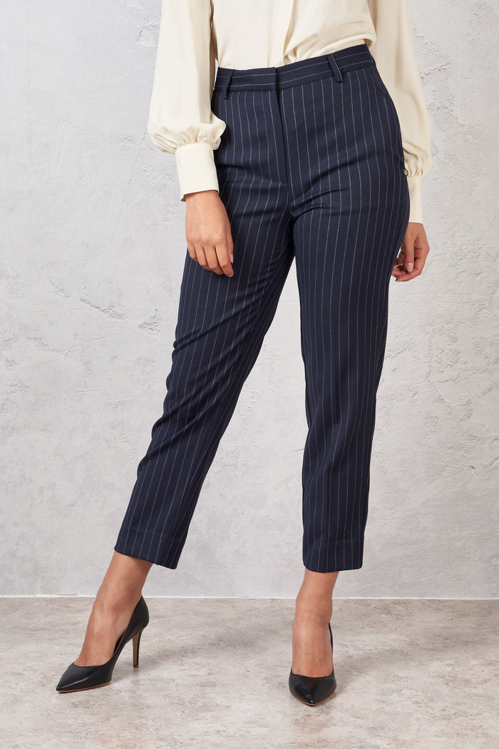 Pinstriped trousers-2