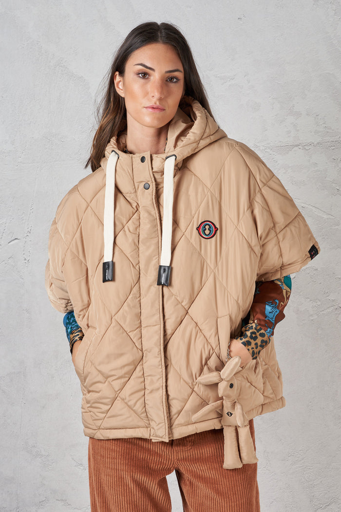 Hood style down jacket