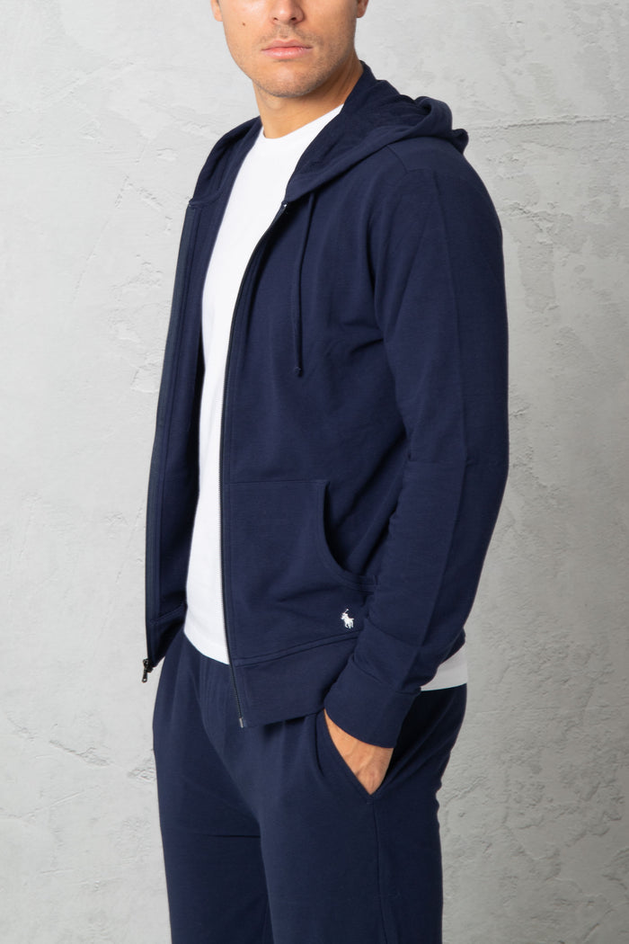 Felpa navy uomo 714862626001 - 1