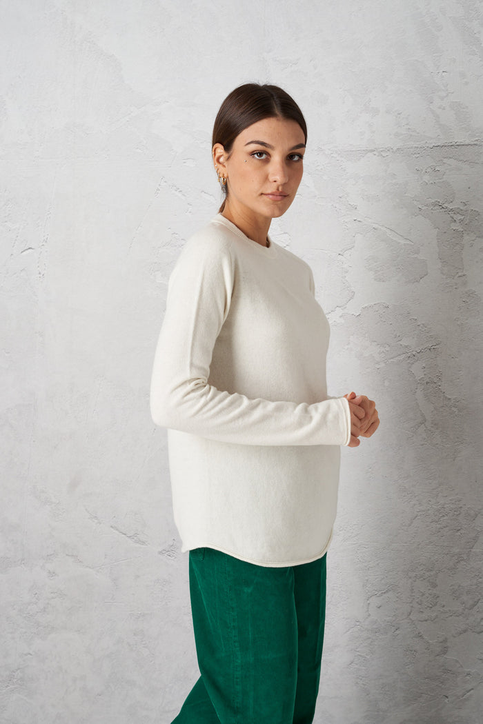 Regular cashmere blend sweater-2