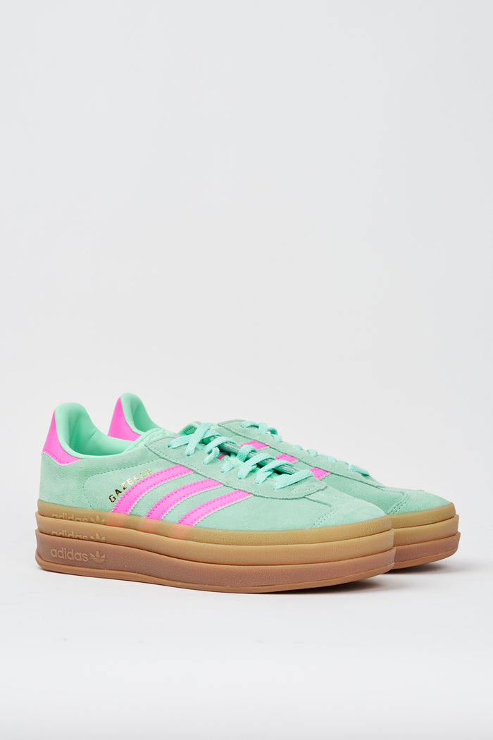 Adidas Originals Gazelle Bold Suede Sneakers Green-2