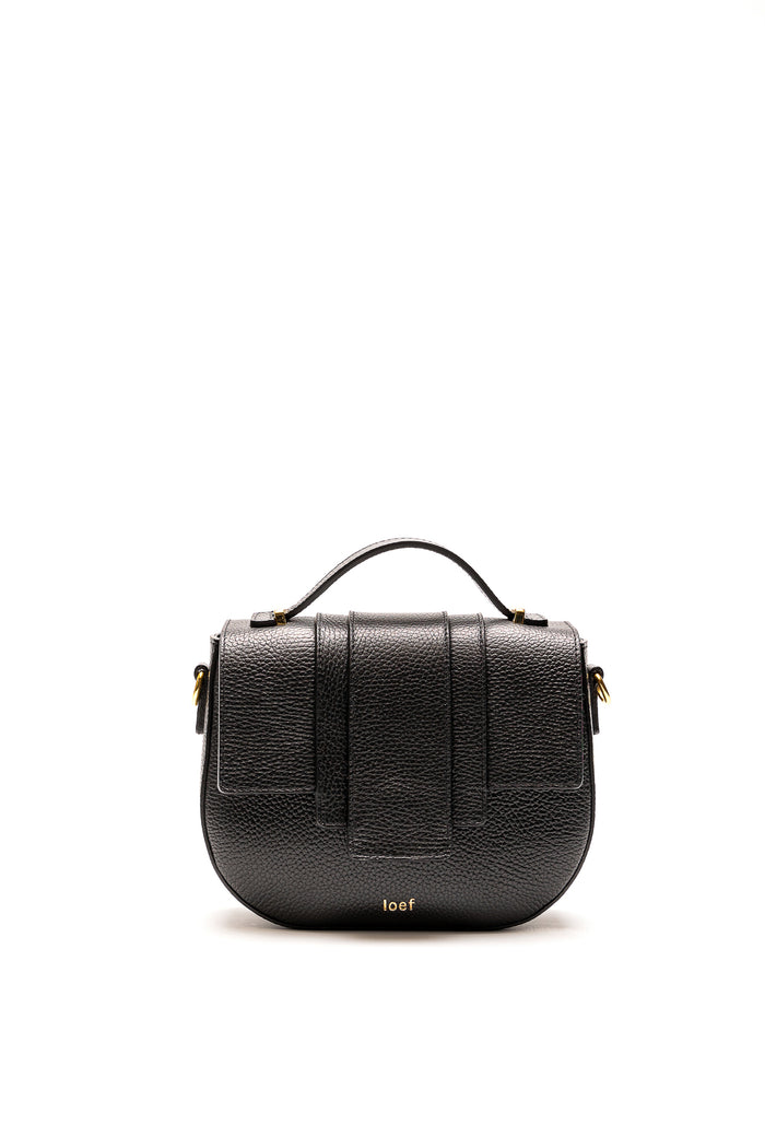 Ioef Kim Bag Grained Leather Black