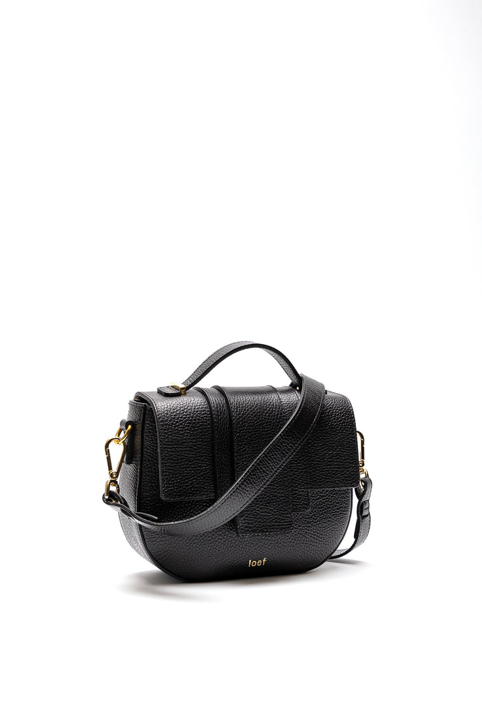 Ioef Kim Bag Grained Leather Black-2