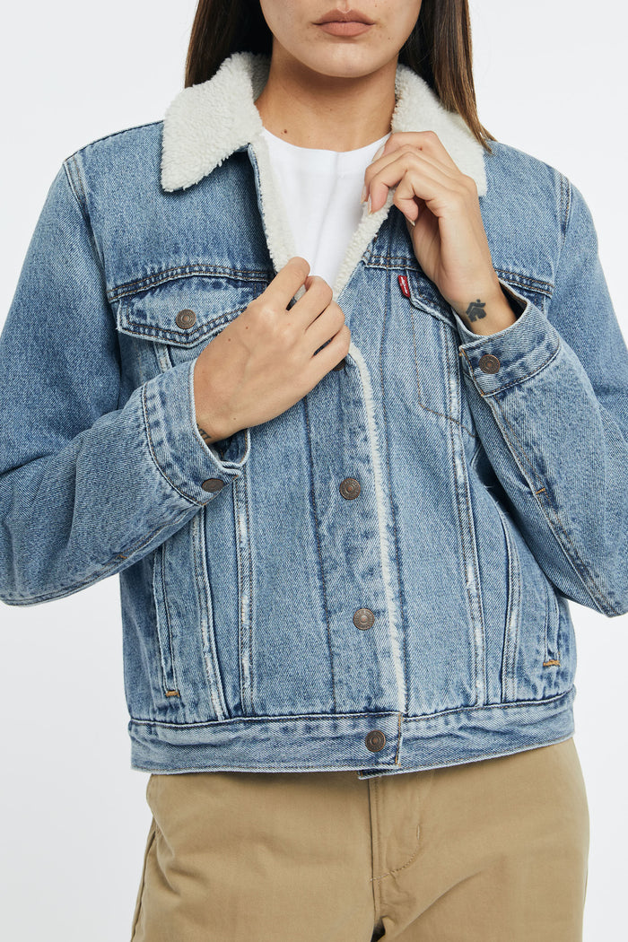 Levi's Sherpa Trucker Jacket Cotton/Hemp Denim