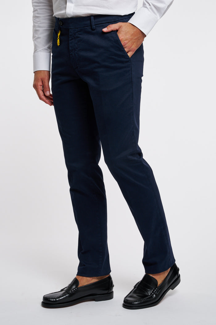 Pantalone slim in cotone stretch-2