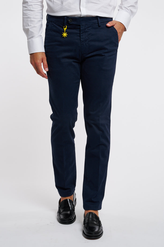 Pantalone slim in cotone stretch