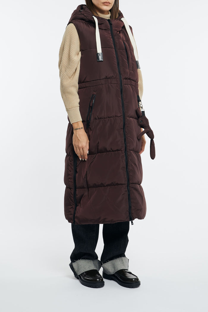 Gilet  donna og5847barolo - 3