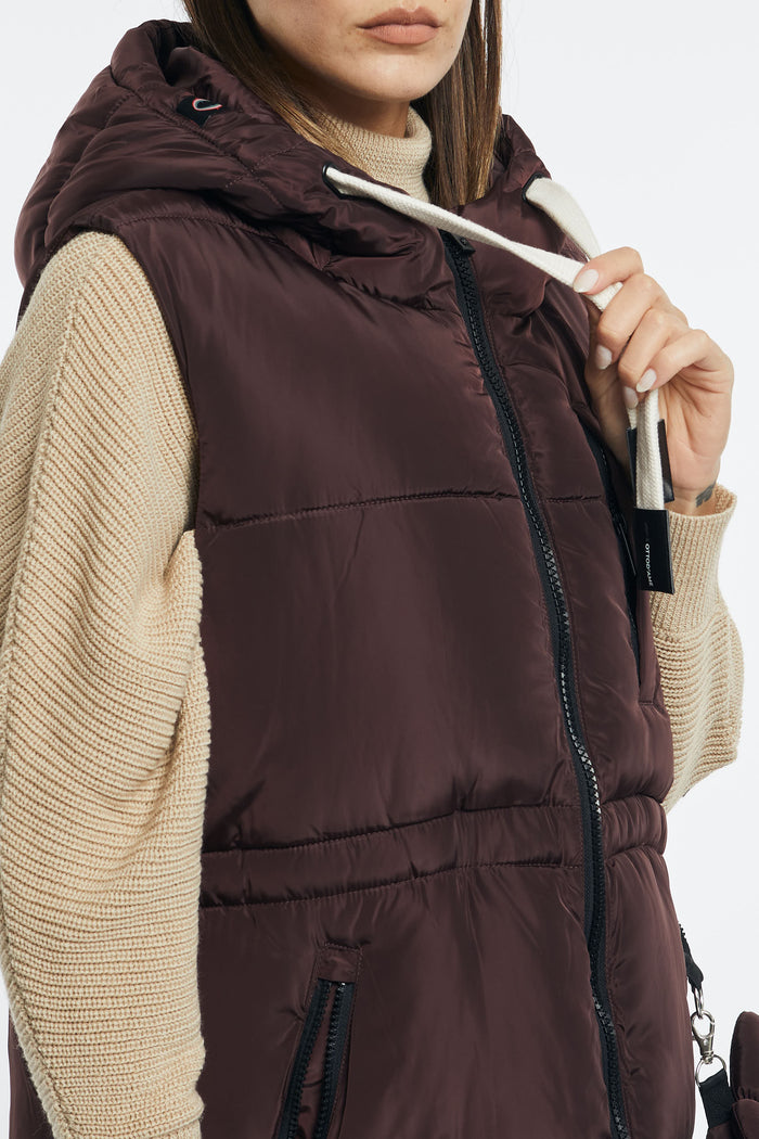 Gilet  donna og5847barolo - 4