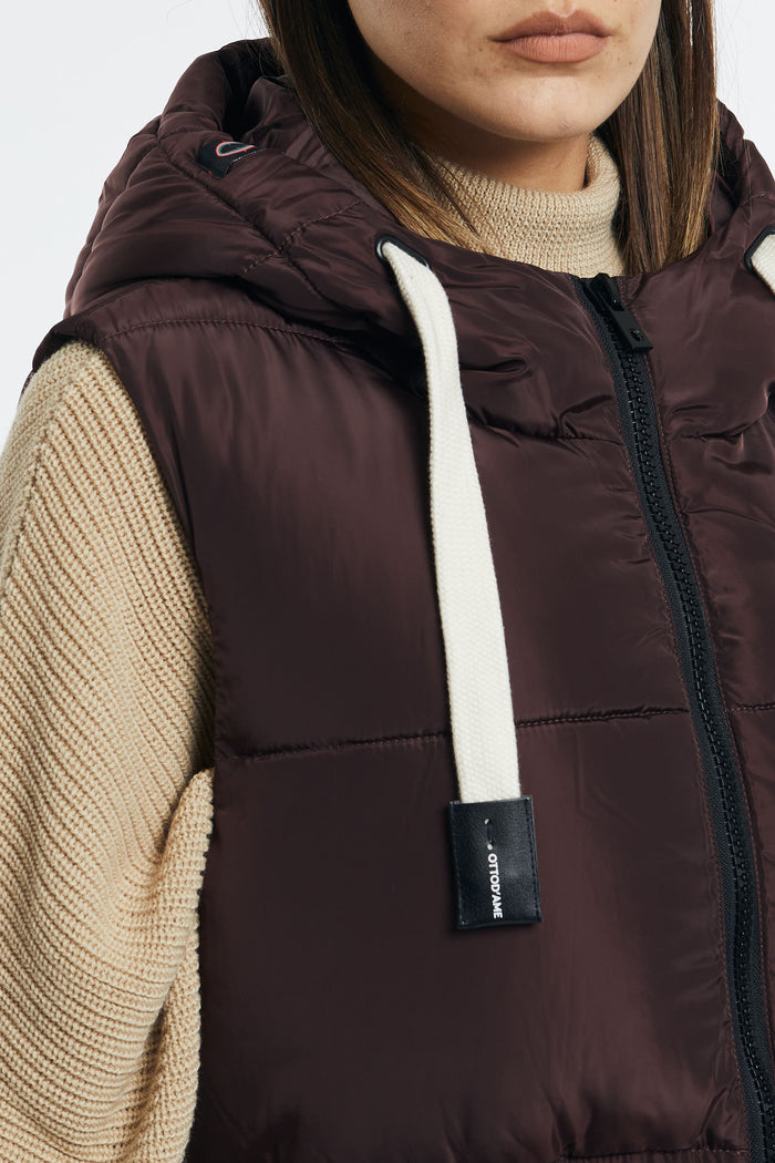 Gilet  donna og5847barolo - 6