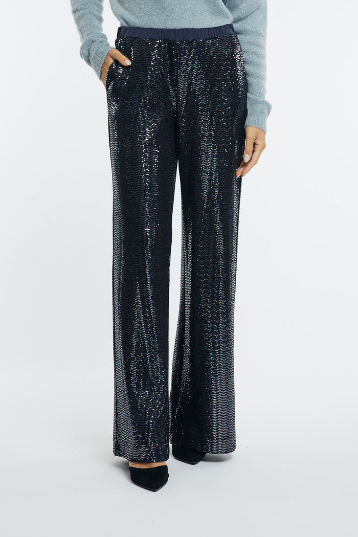 Pantalone con paillettes