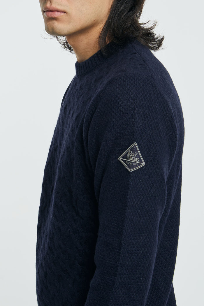 Maglia blue navy uomo rru502ce35048 - 6