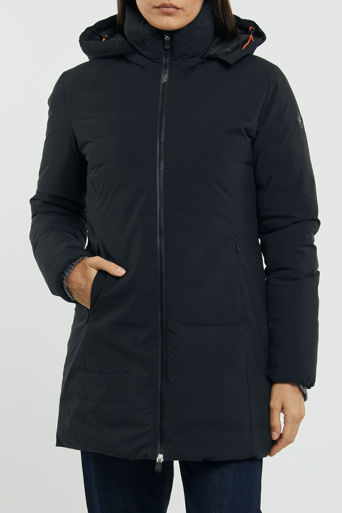 SAVE THE DUCK Rachel Padded Coat, Recycled Polyester, Black Color