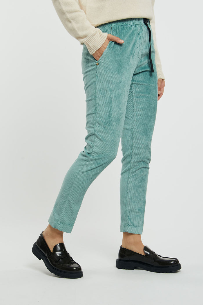 Pantalone jogger in velluto-2