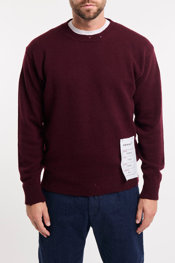 Maglia burgundy uomo 000838m