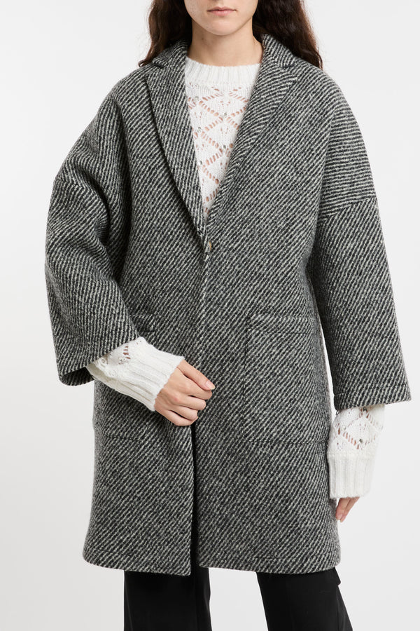 Cappotto grigio medio woman v30dgn02