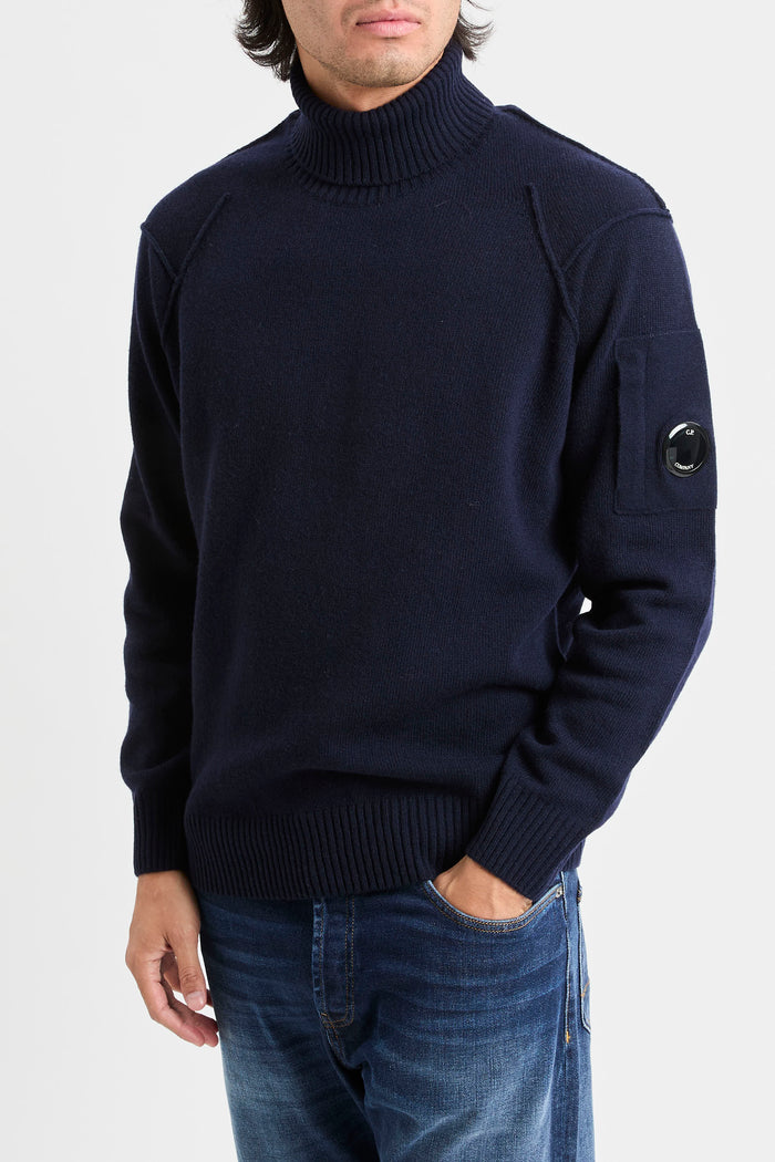 Maglia collo alto lambswool