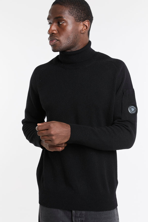 Maglia collo alto lambswool