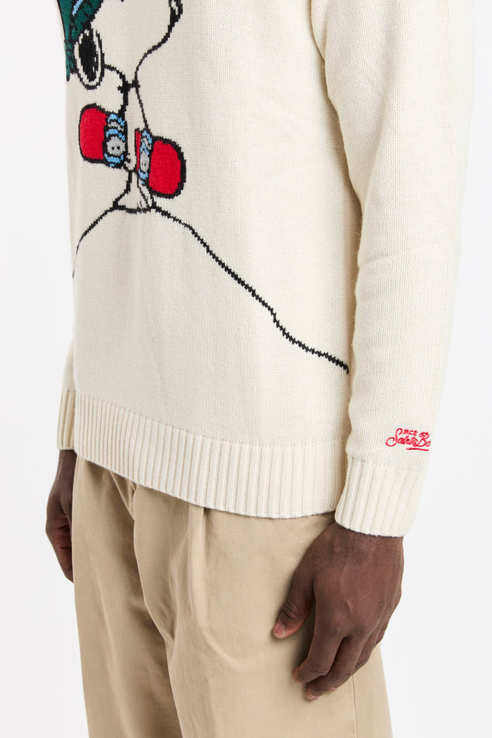 Maglia panna uomo bomd00503340m10 - 6