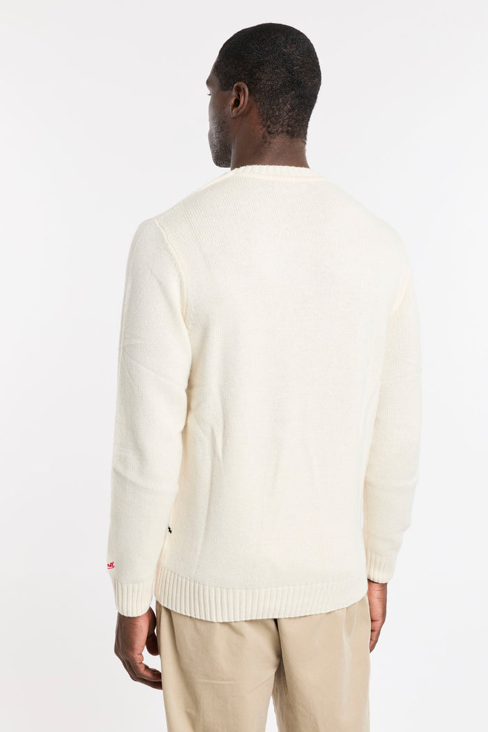 Maglia panna uomo bomd00503340m10 - 7