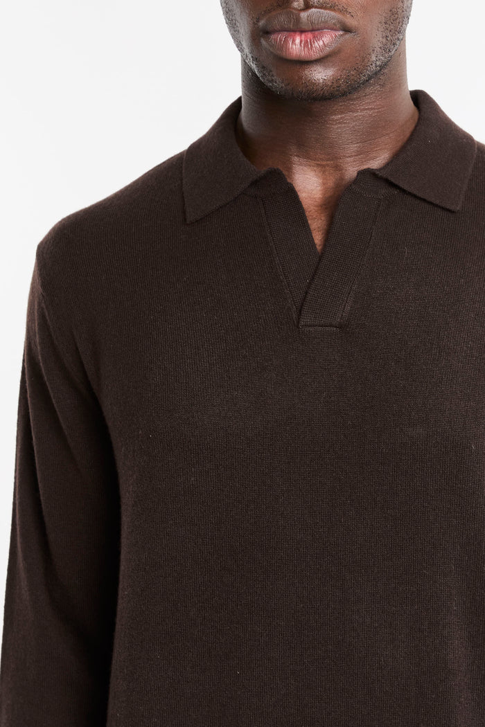 Polo brown uomo cov000800022m18h - 2