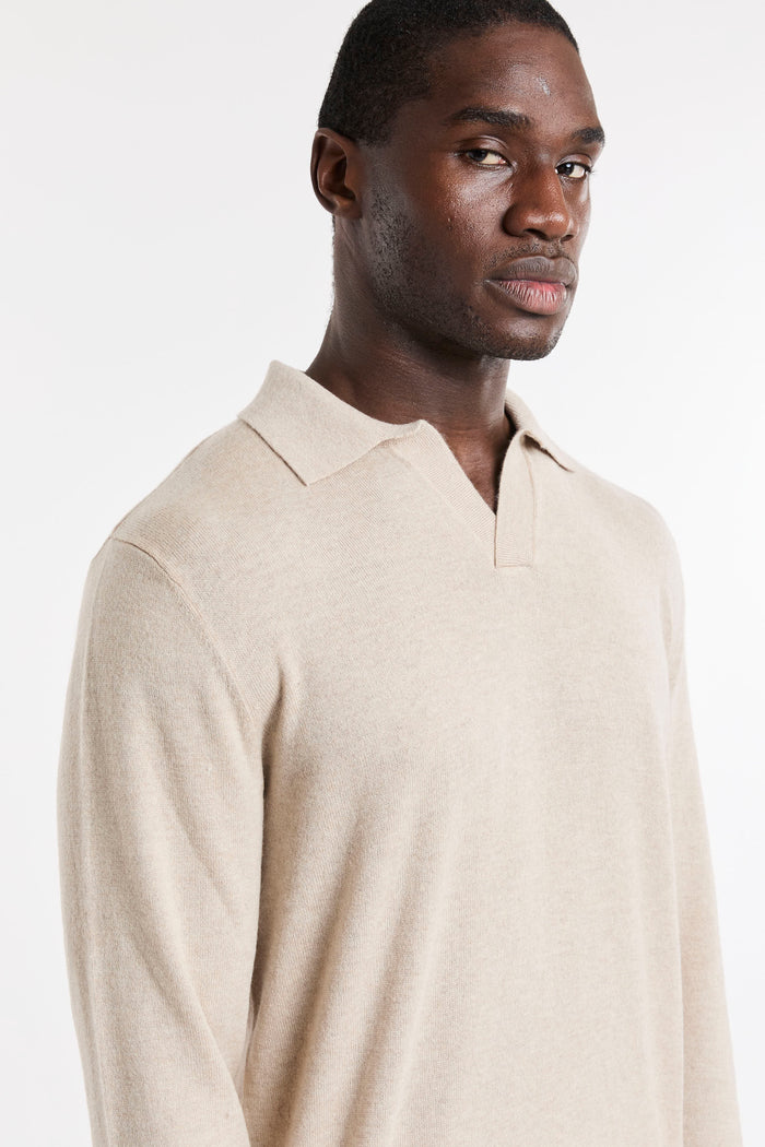 Polo beige uomo cov000800027m11 - 3