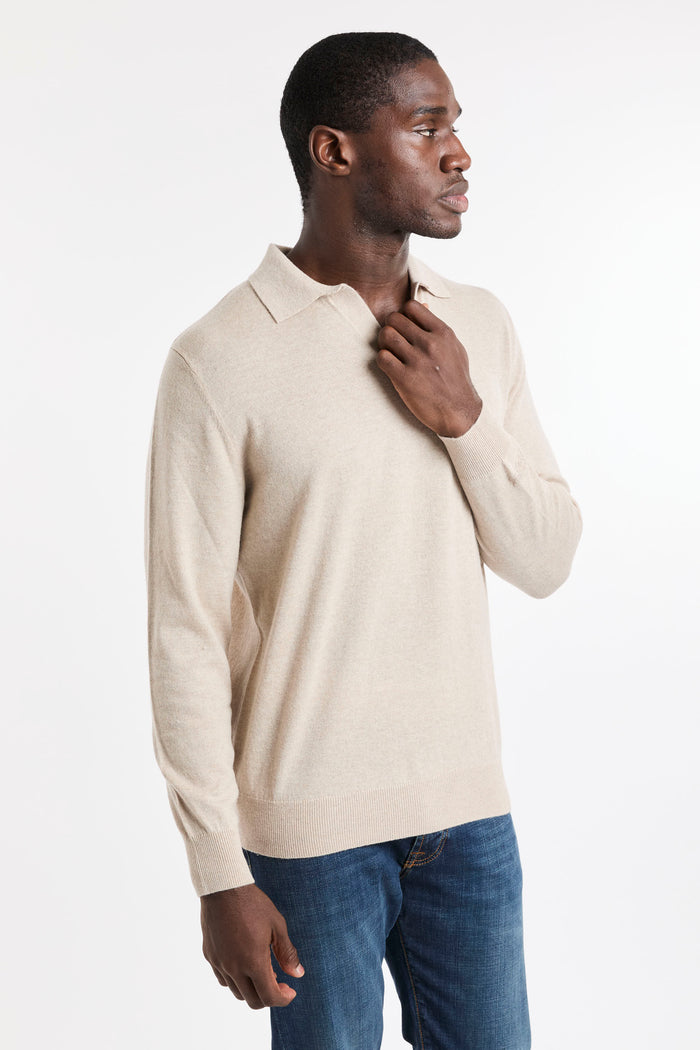 Polo beige uomo cov000800027m11 - 5