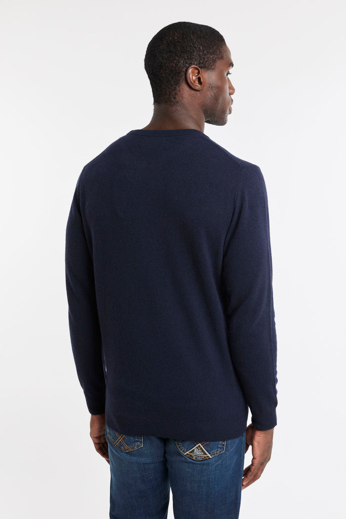 Maglia blu uomo her002400505m61 - 7