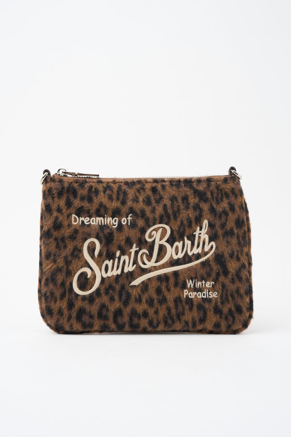 Borsa Parisienne Mini con stampa leopardata