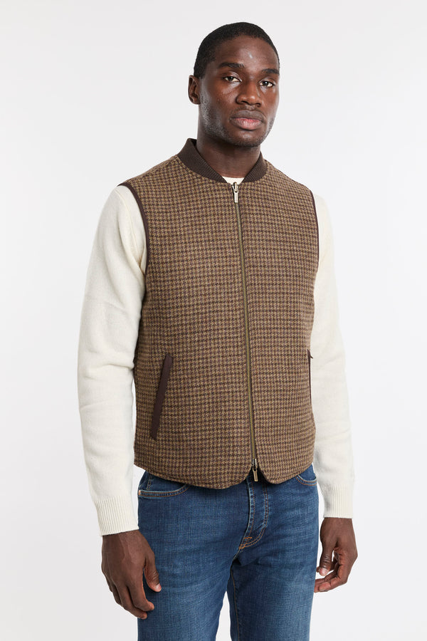 Gilet Spencer reversibile in lana