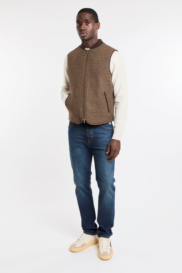 Gilet pied de poule uomo spen00300370m5218 - 8