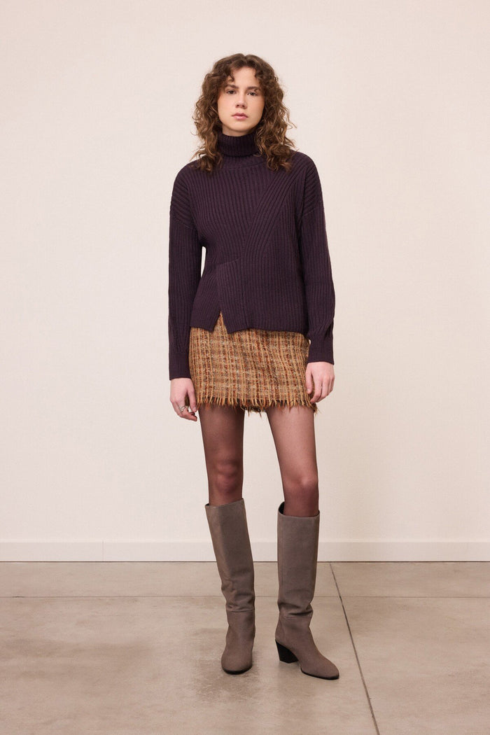 Maglia  donna dk9314aubergine - 4