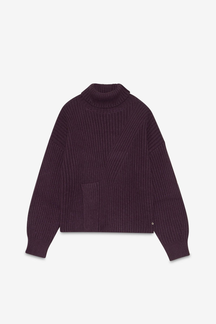 Maglia  donna dk9314aubergine - 5
