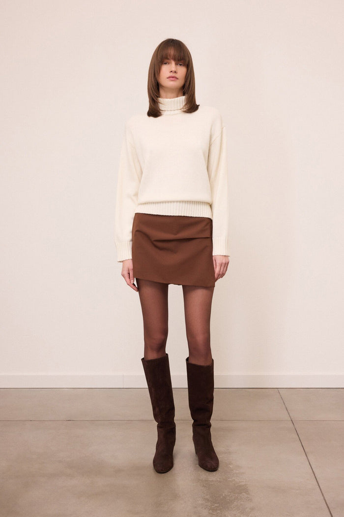 Maglia  donna dk9327latte - 4
