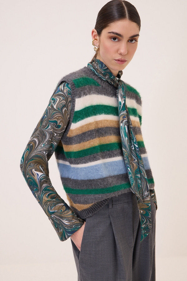 Gilet a righe