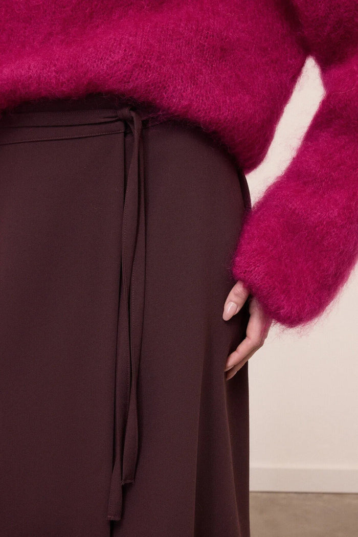 Gonna  donna dn6317aubergine - 2