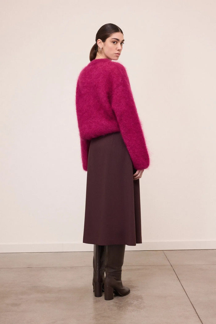 Gonna  donna dn6317aubergine - 4