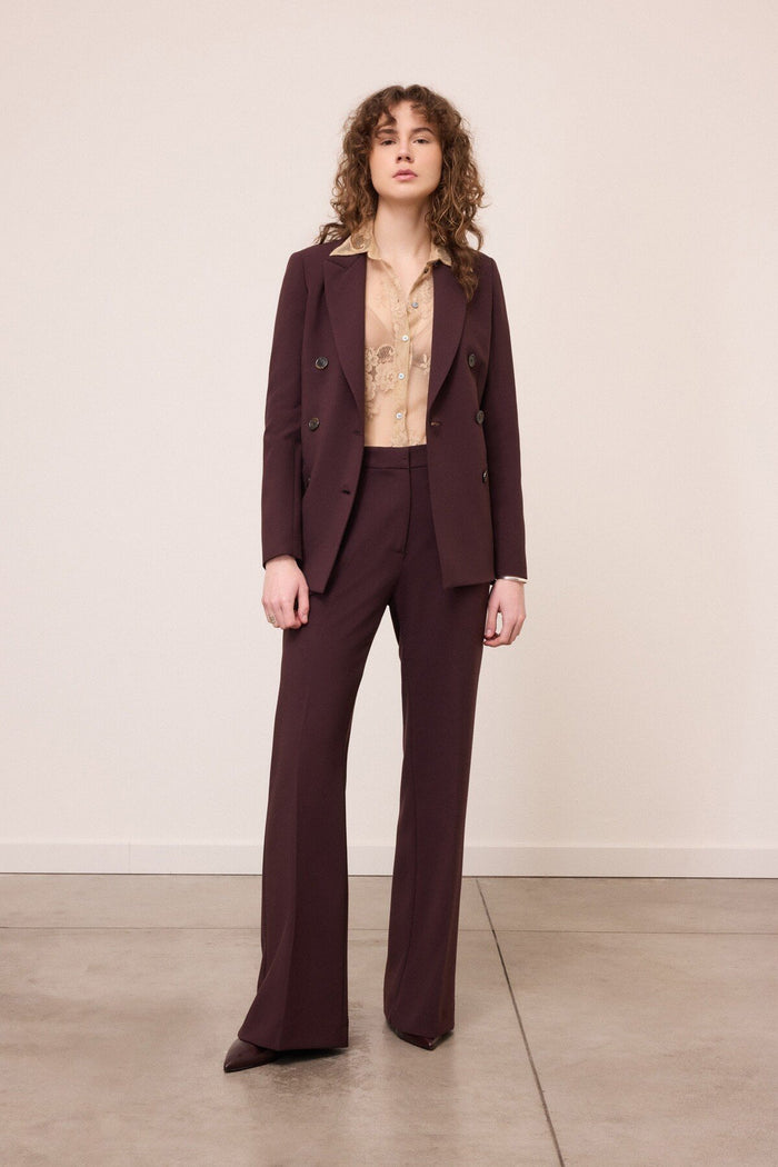 Pantalone  donna dp9611aubergine - 3