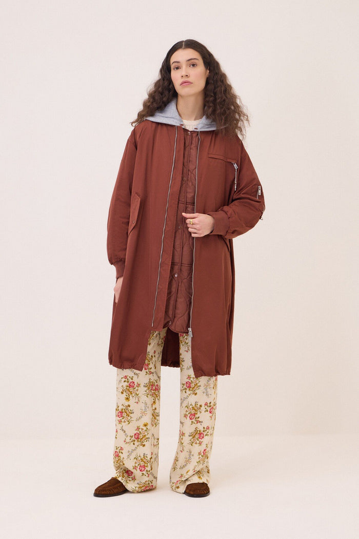 Bomber  donna og6221cuoio - 2
