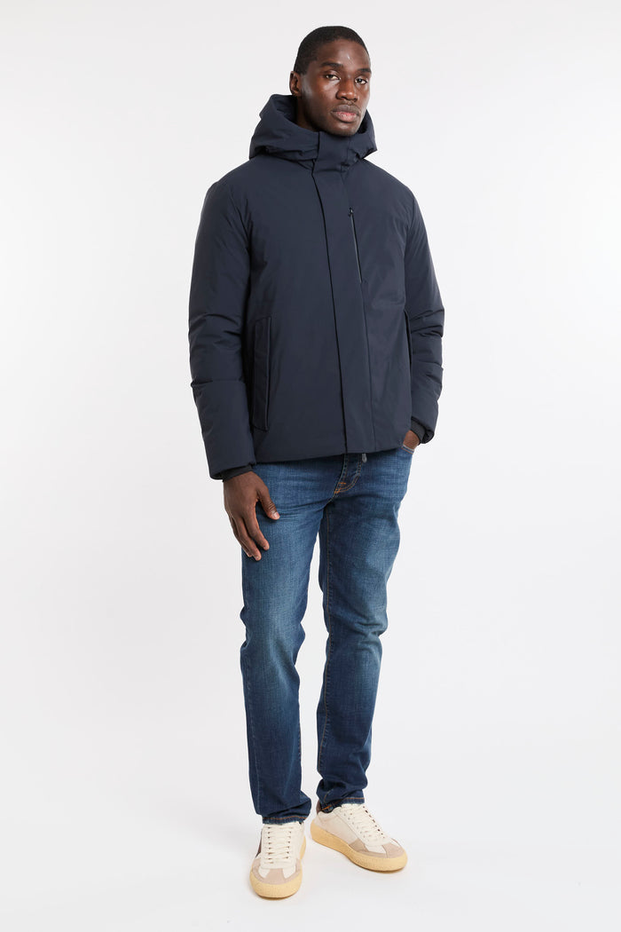 Piumino blue black uomo d31297mmatt2390010 - 7