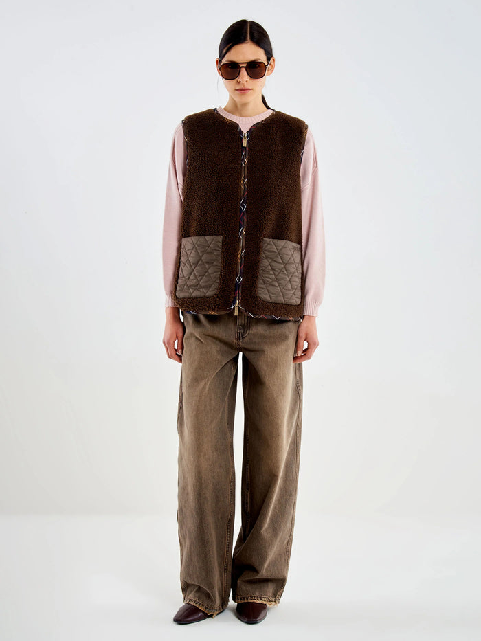 Gilet  donna tac0076fondente - 3